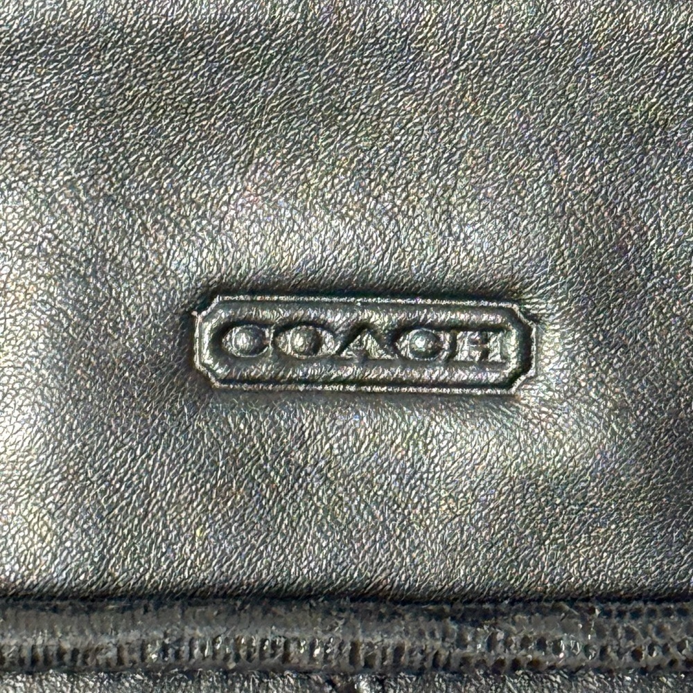 Coach Taylor 2013 #F25205 Black Leather Shoulder Bag Satchel Tote Carryall VGUC - Picture 8 of 10
